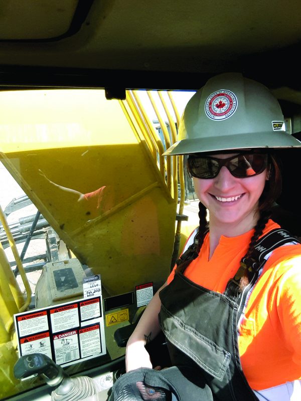“I can honestly say there’s nothing I hate about my job..." says Heavy Equipment Operator Megan Morley.