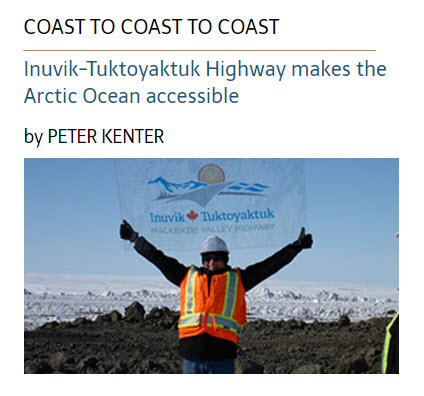 Inuvik-Tuktoyaktuk Highway makes the  Arctic Ocean accessible